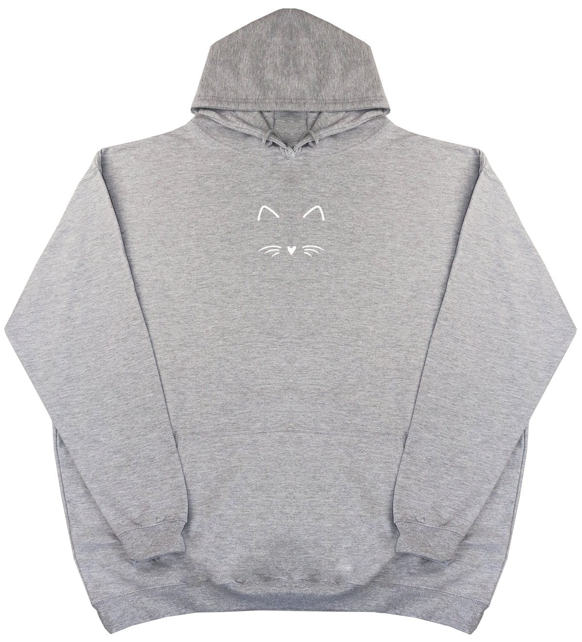 Cat Face - New Style - Huge Size - Oversized Comfy Hoody