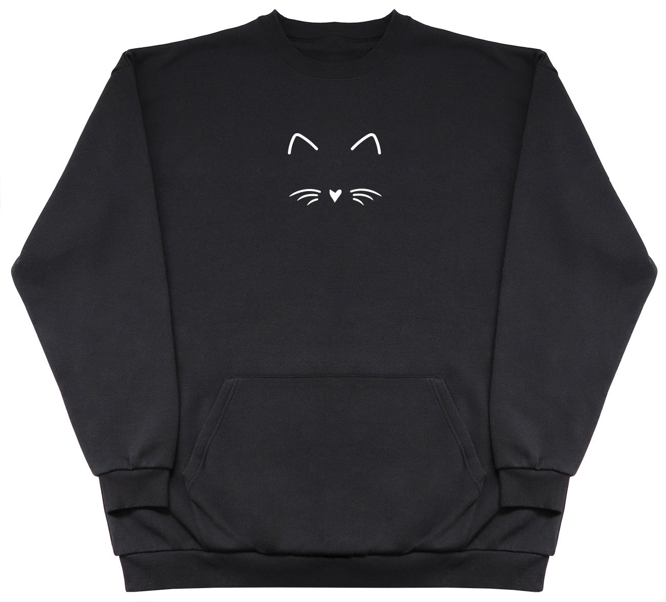 Cat Face - Huge Oversized Hoodless Hoodie