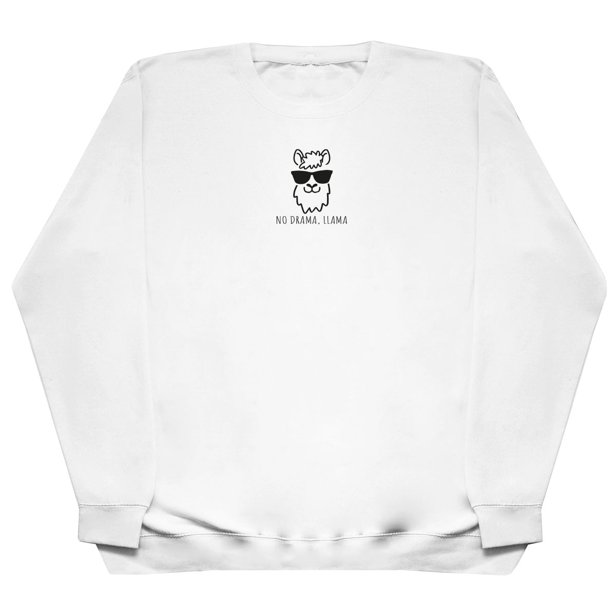 No Drama, Llama - Huge Oversized Comfy Original Sweater