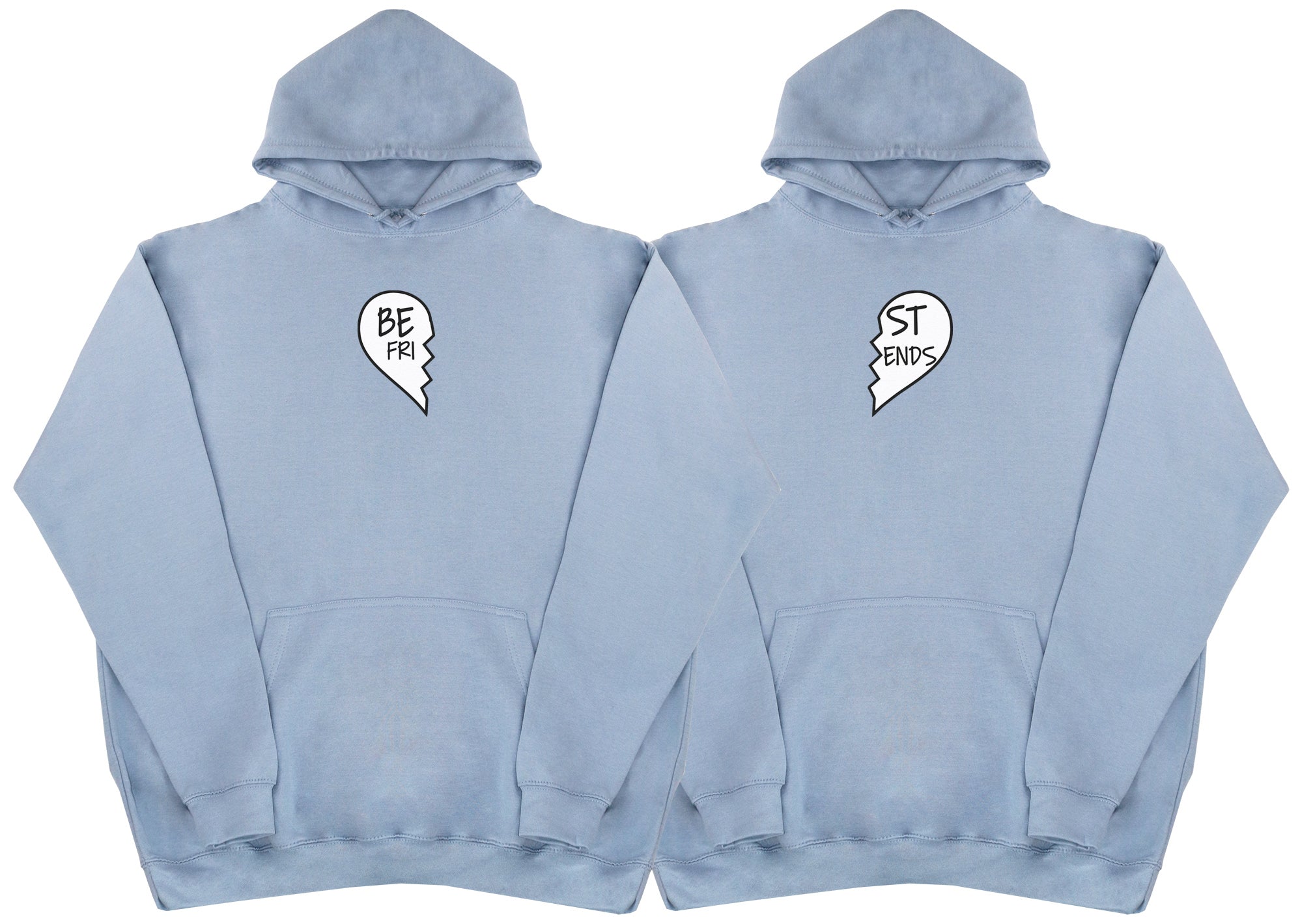 Best Friends Matching Set - Oversized Comfy Original Hoods