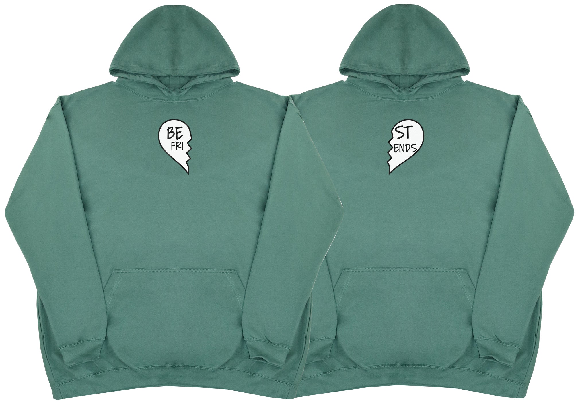 Best Friends Matching Set - Oversized Comfy Original Hoods