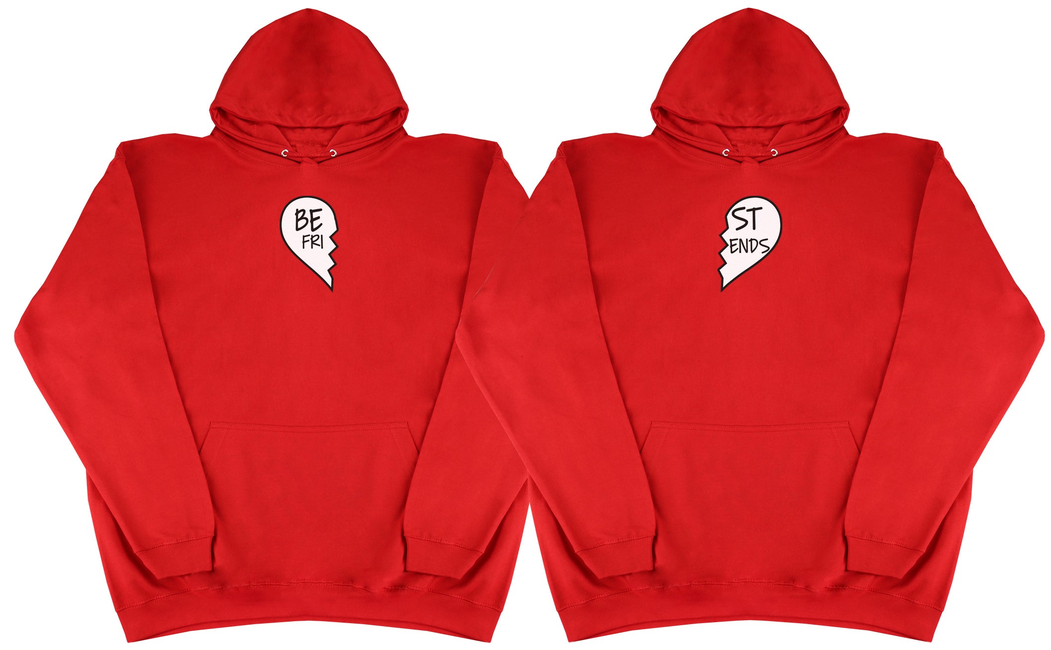 Best Friends Matching Set - Oversized Comfy Original Hoods