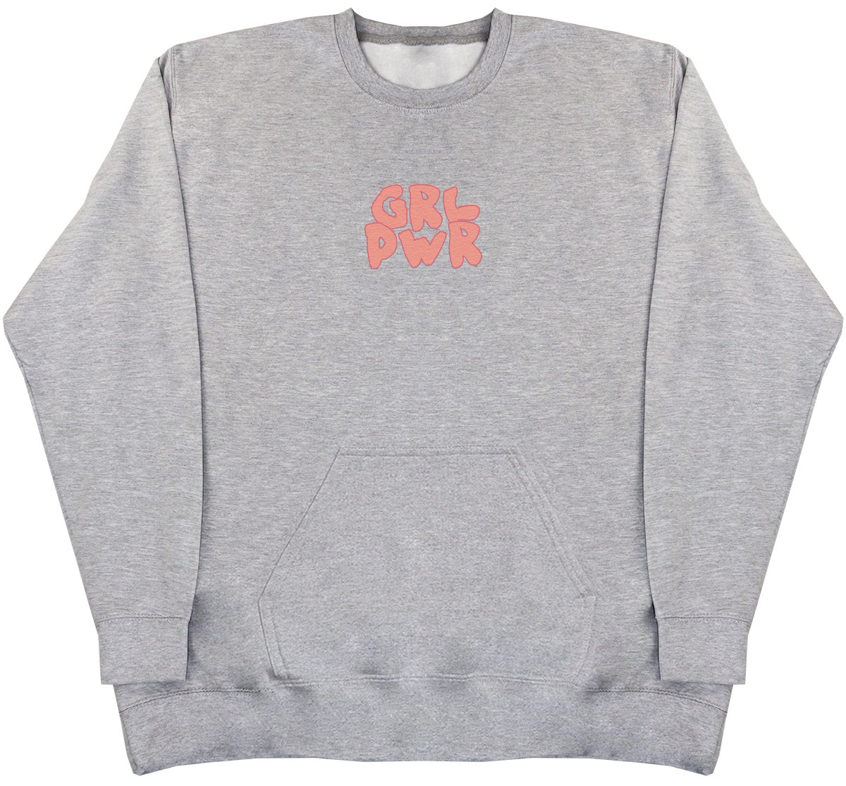 Girl Power (GRL PWR) - Huge Oversized Hoodless Hoodie