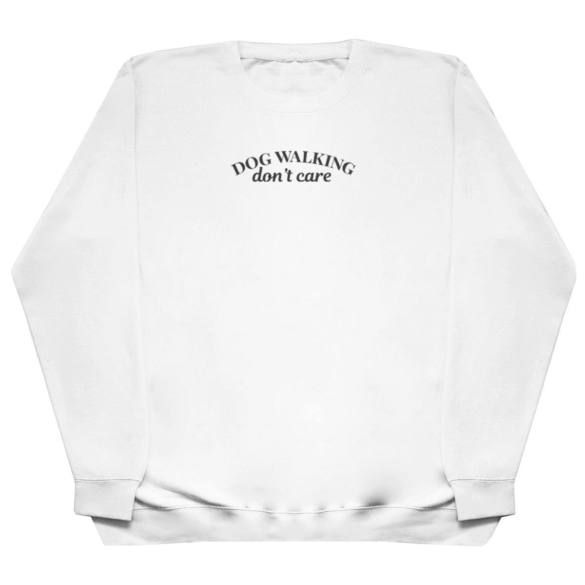 Dog Walking Don't Care - Kids Oversized Comfy Sweater