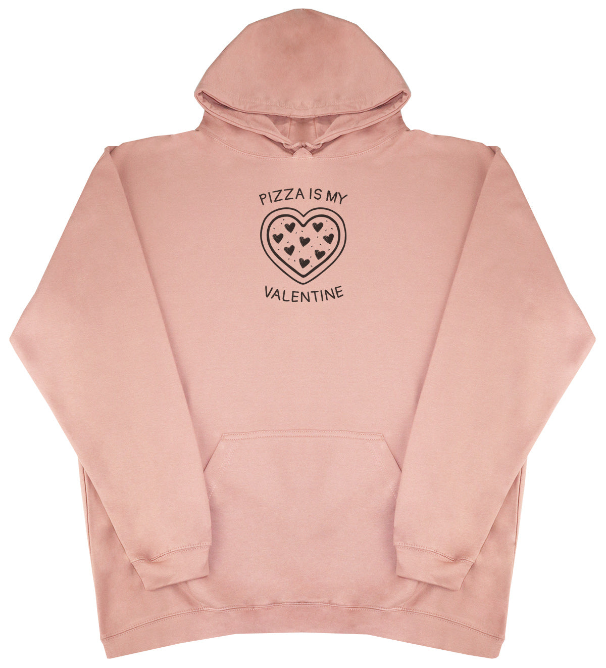 Pizza Is My Valentine - Kids Oversized Comfy Original Hoody