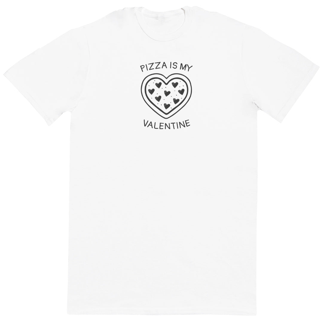 Pizza Is My Valentine - Kids Oversized Comfy T-Shirt