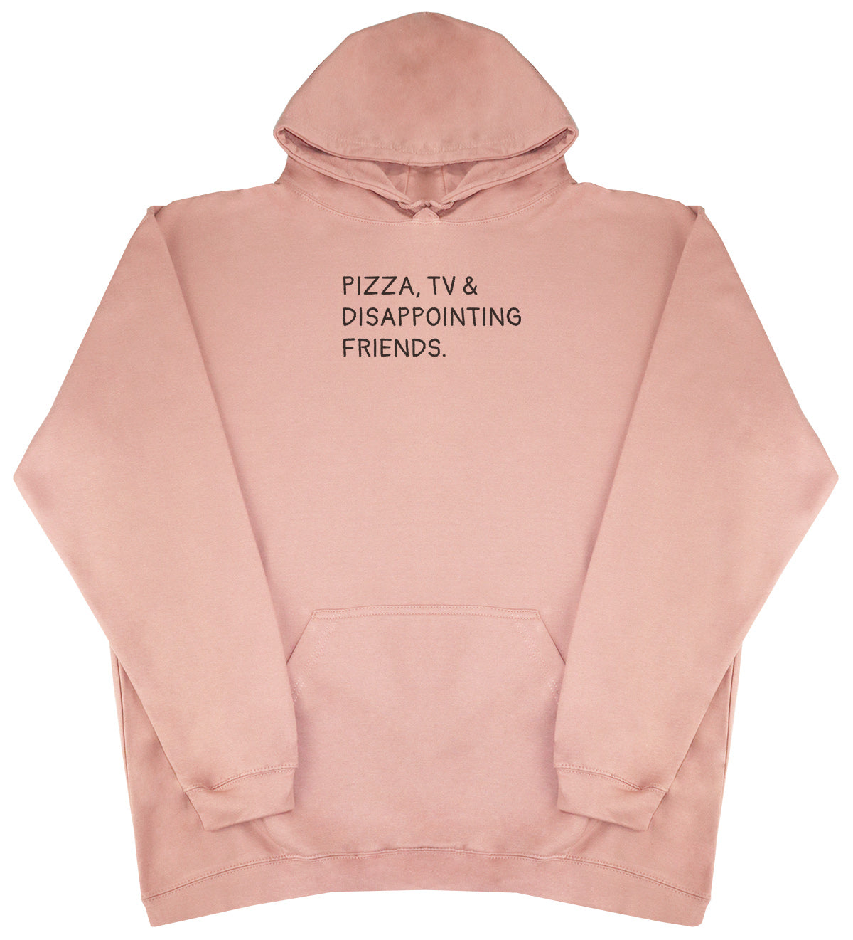 Pizza, TV & Disappointing Friends - Kids Oversized Comfy Original Hoody