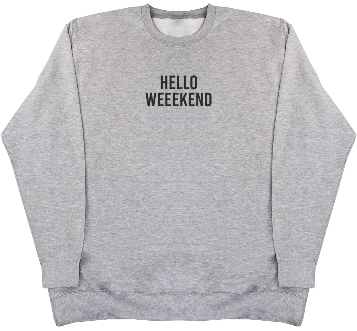 Hello Weekend - Kids Oversized Comfy Sweater