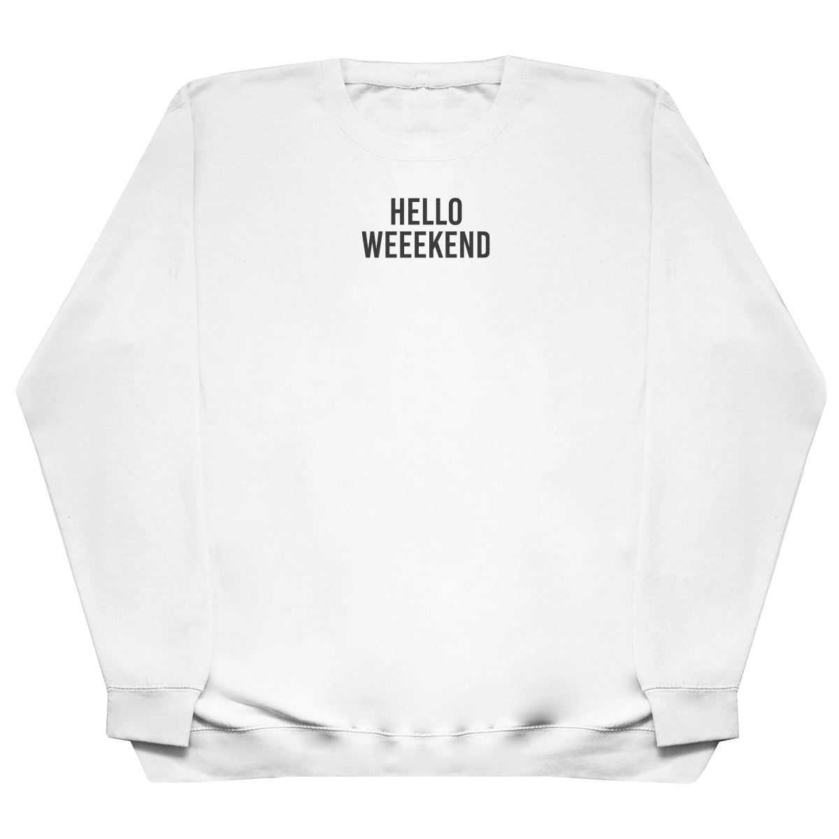 Hello Weekend - Kids Oversized Comfy Sweater