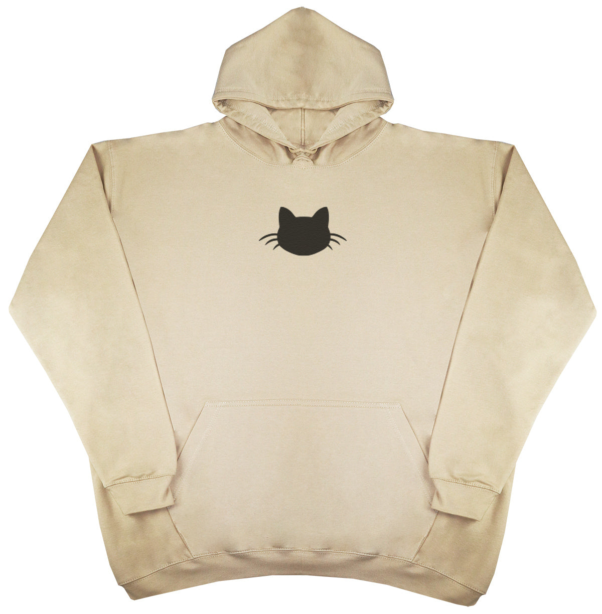 Cat Silhouette - Huge Oversized Comfy Original Hoody