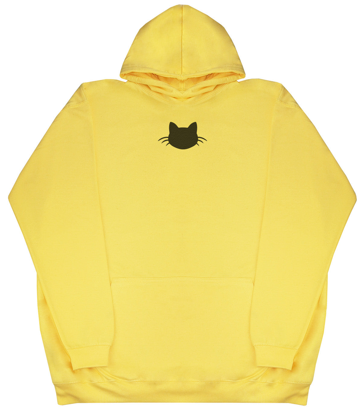 Cat Silhouette - Huge Oversized Comfy Original Hoody