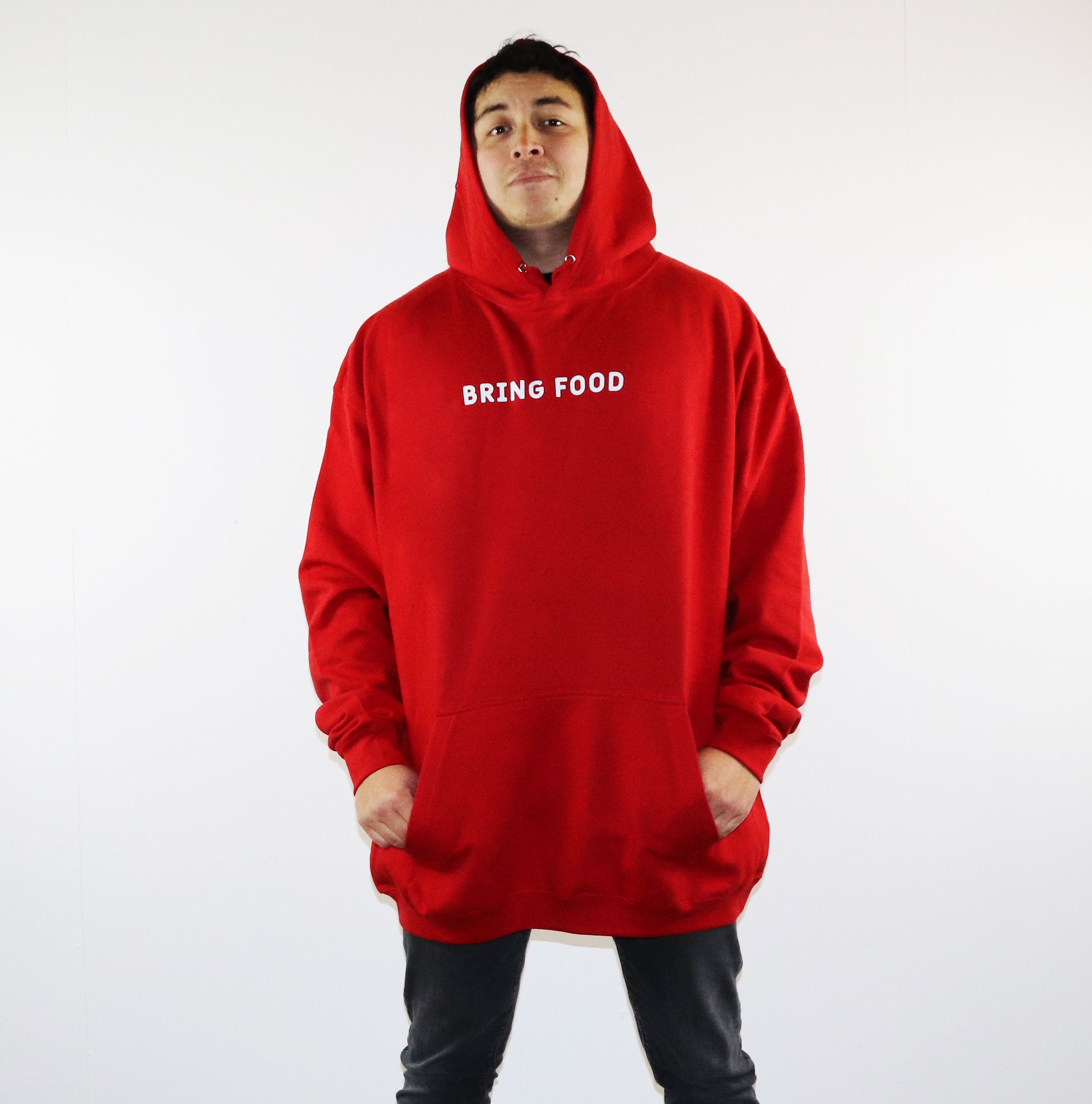 Bring Food - Huge Oversized Comfy Original Hoody