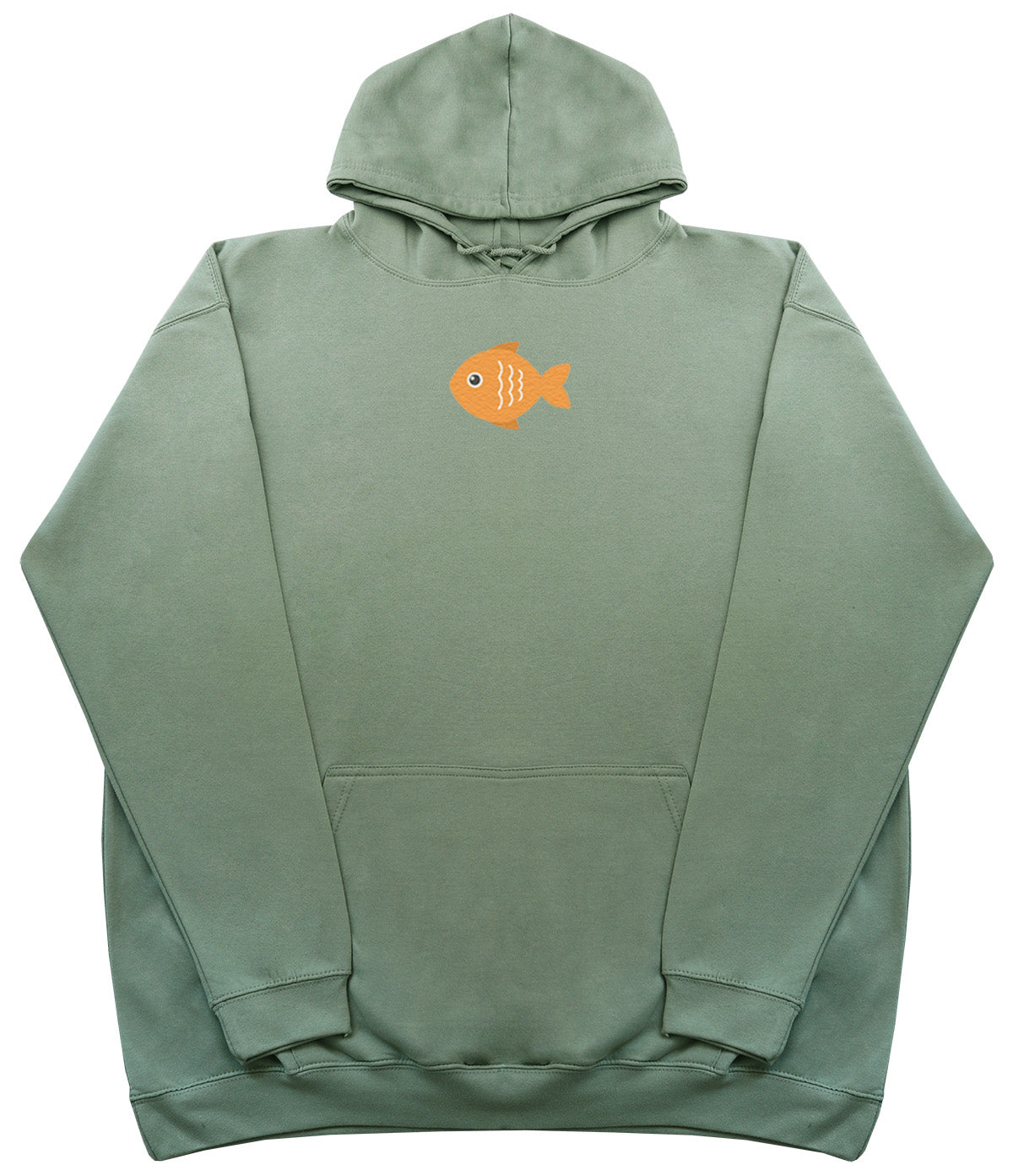 Orange Fish - Huge Oversized Comfy Original Hoody