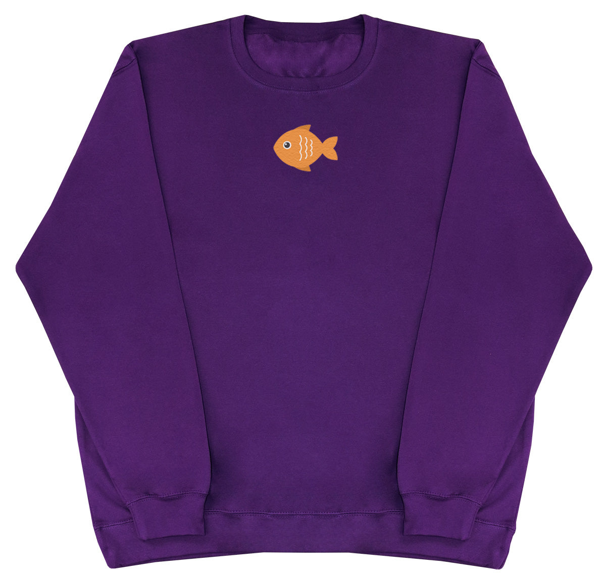 Orange Fish - Huge Oversized Comfy Original Sweater