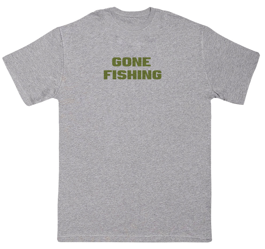 Gone Fishing - Kids Oversized Comfy T-Shirt