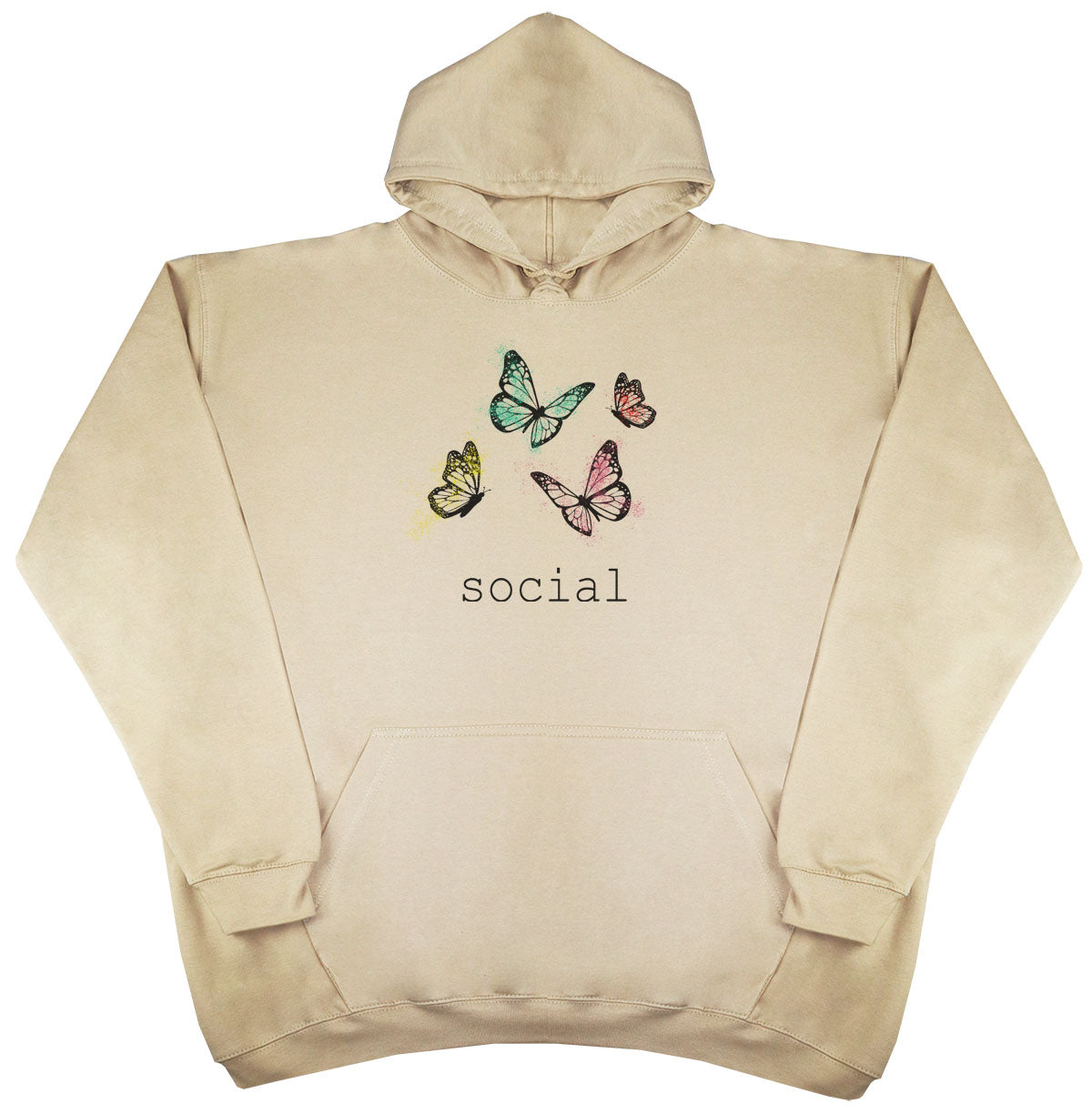 Social Butterfly - Kids Oversized Comfy Original Hoody