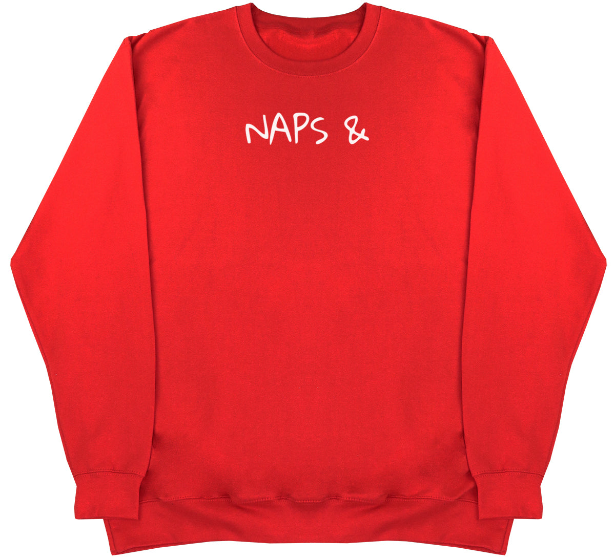 PERSONALISED Naps & - Huge Oversized Comfy Original Sweater